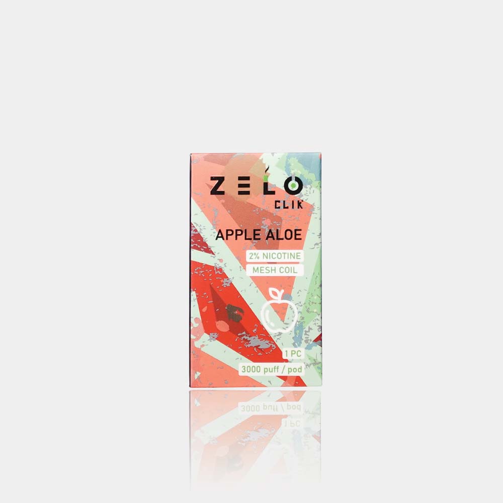 หัวพอต หัวพอต ZELO CLIK - Apple Aloe – Thai Vape Shop