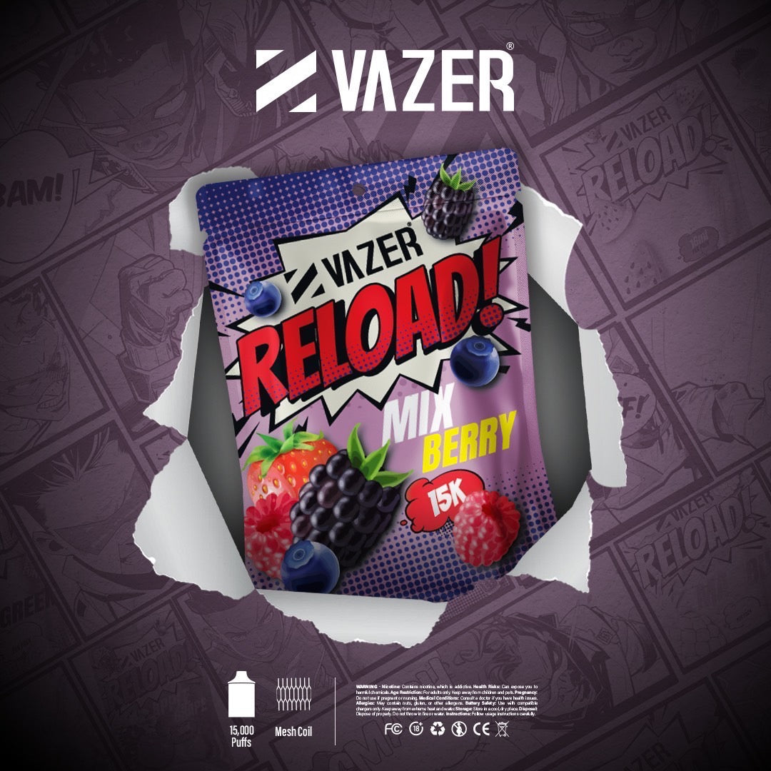 หัวพอต Vazer Reload - 15000 คำ (ใช้กับเครื่อง Vazer เท่านั้น)