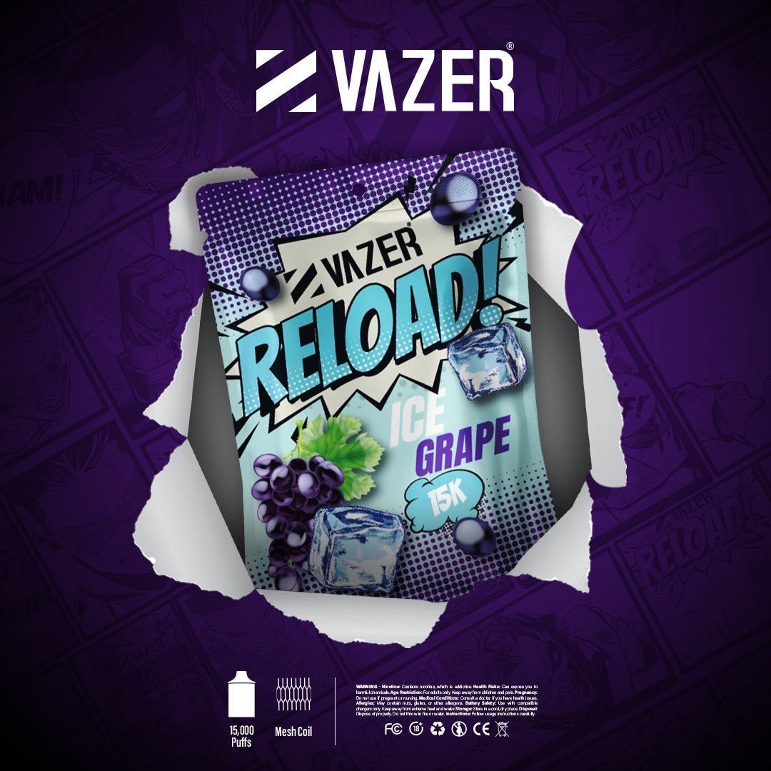 หัวพอต Vazer Reload - 15000 คำ (ใช้กับเครื่อง Vazer เท่านั้น)