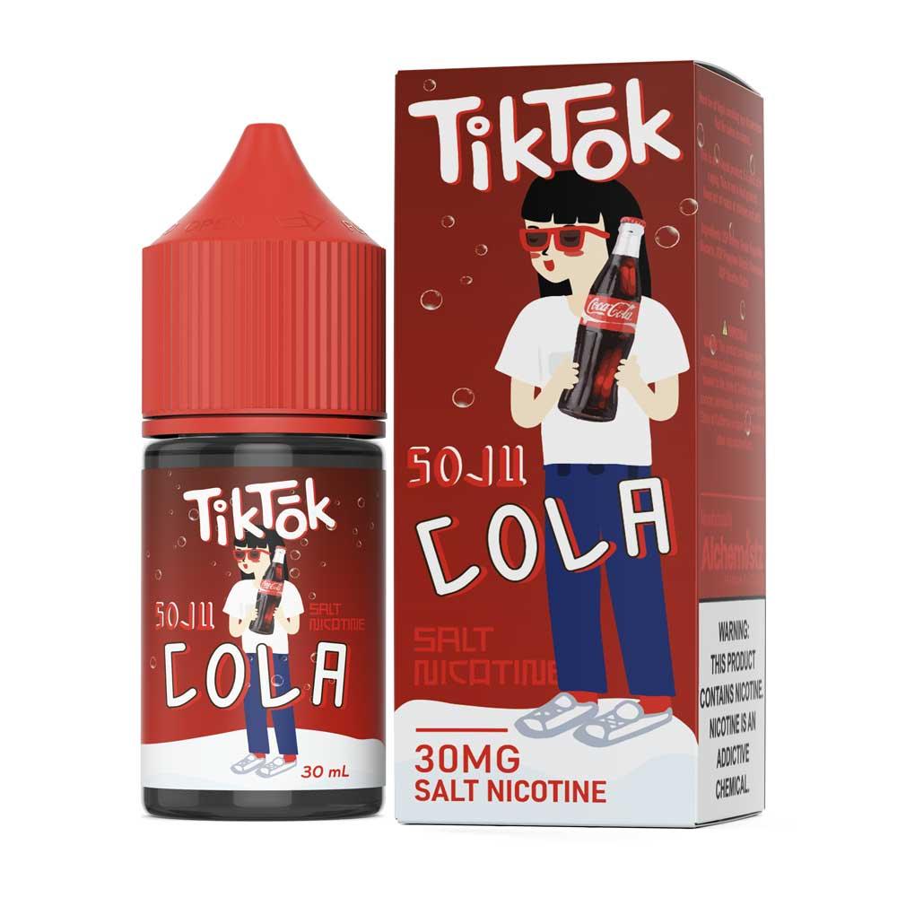 TikTok Salt E-Liquid - Soju Cola - 30ml - น้ำยาบุหรี่ไฟฟ้า - Thai Vape Shop