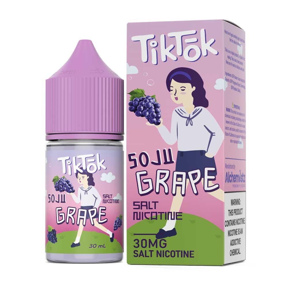 TikTok Salt E-Liquid - Soju Grape - 30ml - น้ำยาบุหรี่ไฟฟ้า - Thai Vape Shop