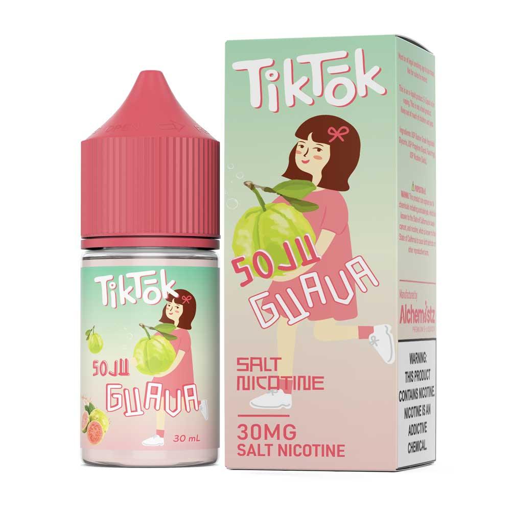 TikTok Salt E-Liquid - Soju Guava - 30ml - น้ำยาบุหรี่ไฟฟ้า - Thai Vape Shop
