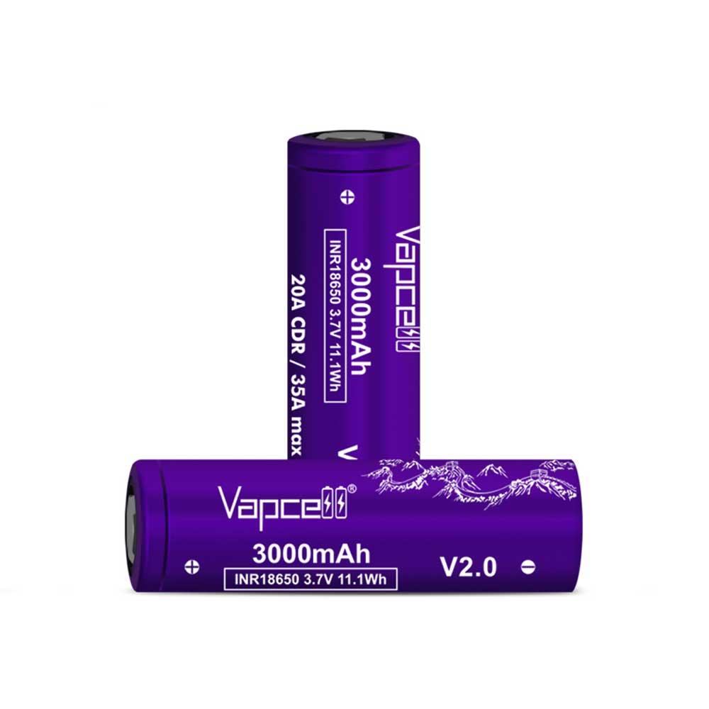 Vapcell - 18650 3000mAh 20A V30 - ถ่านบุหรี่ไฟฟ้า - Thai Vape Shop